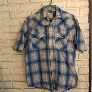 Roper Plaid Western Button Up size Small
